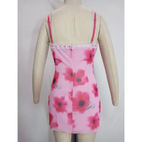 strapless open back dress Danielle Guizio Feather Trim Embellished Cut-out Dress – 02HIRE main image 0